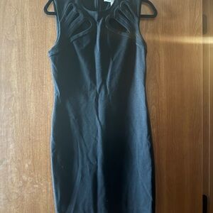 Diane Von Furstenberg Black Mini Dress
